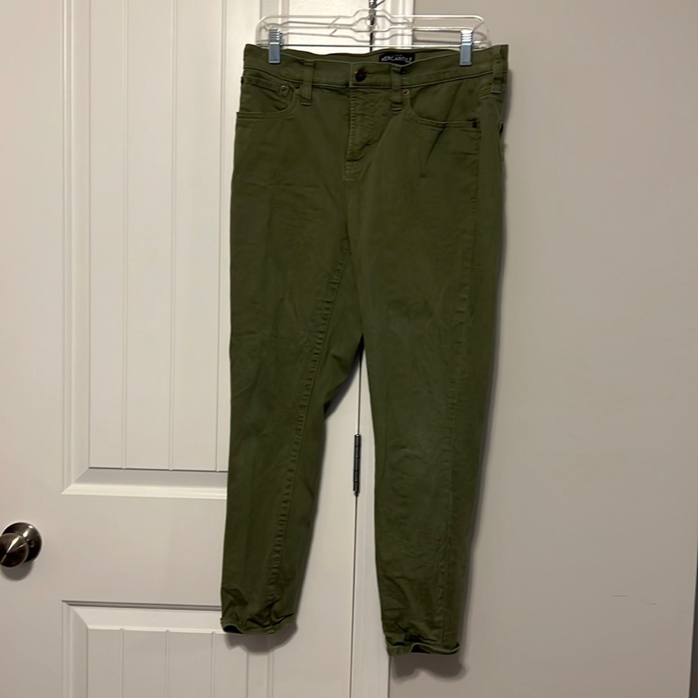 Green J.Crew Pants